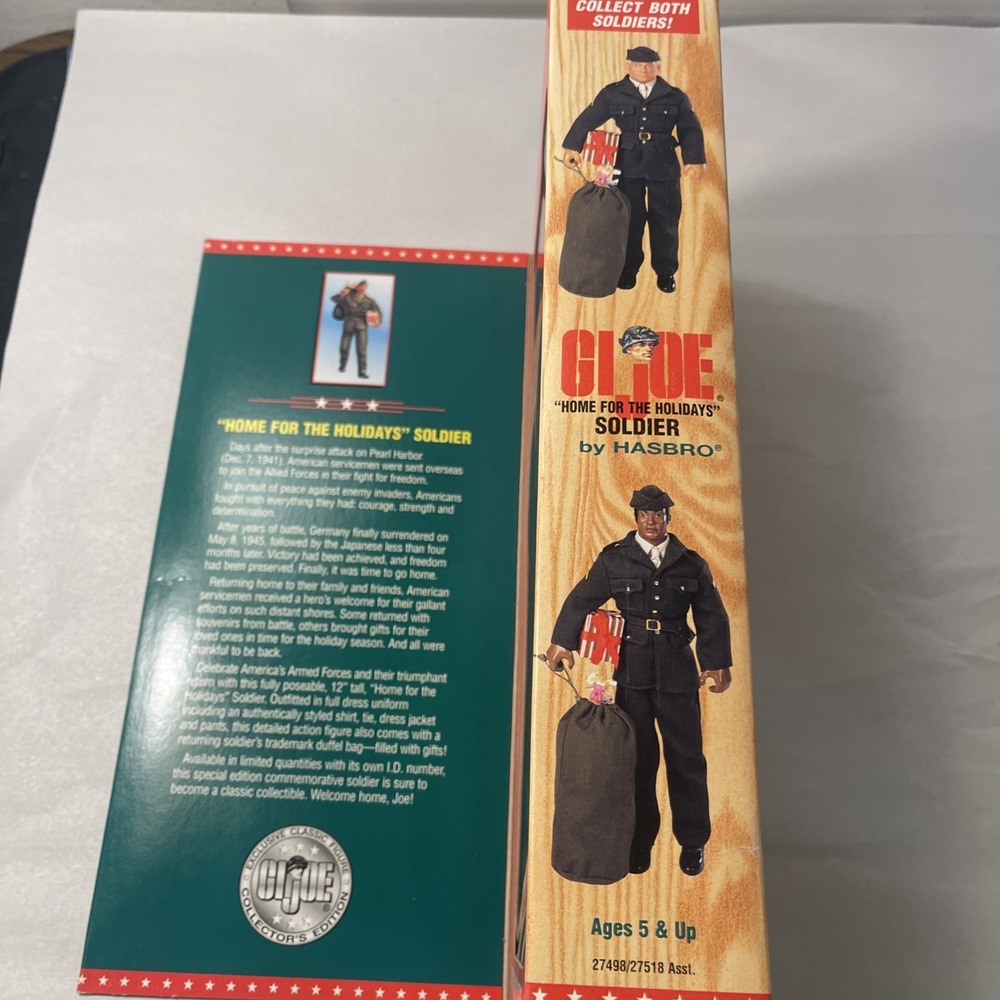 GI Joe Home for the Holidays Soldier Limited Edition Collector's Figure 1996 NEW - Picture 13 of 16